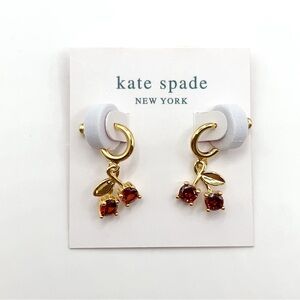 KS072-Kate Spade cherry earrings